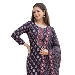 Vaamsi Womens Rayon Blend Floral Straight Printed