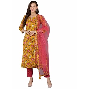 Vaamsi Womens Rayon Blend Printed Floral Kurta