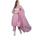 Vaamsi Women39s Silk Blend Sequins Yoke Design