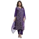 Vaamsi Women39s Silk Blend Floral Embroidered Straight