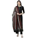Vaamsi Women39s Cotton Regular Palazzo and Dupatta