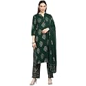 Vaamsi Women Cotton Kurta Palazzo With Dupatta