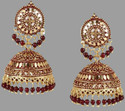 VAANYA Designer golden Jhumka earrings for women Party wear earrings Alloy Jhumki Earring