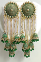 VAANYA Traditional Meenkari Alloy Jhumki Earring