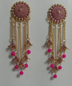 VAANYA Traditional Meenkari Alloy Jhumki Earring