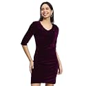 Vaararo V-Neck Party Dress for Women Bodycon