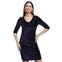 Vaararo V-Neck Party Dress for Women Bodycon