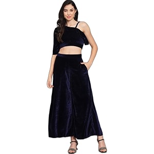 Vaararo Velvet Co-Ords for Women One