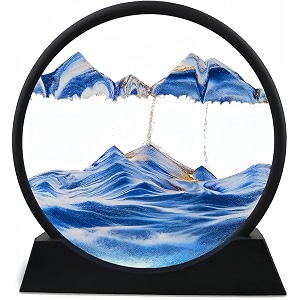 VAAYUT 3D Moving Sand Art Picture Glass
