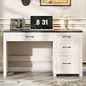 Vabches Farmhouse 4734 Executive Desk Computer Desk