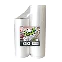 Vac Fresh Food Vacuum Sealer Rolls (8" x 50' & 11" x 50', 2 Rolls), 3.5mil VF811C Embossed Food Storage Bags, Vacuum Seal Bags for Meal Prep, Sous Vide Bags for Cooking (100 Feet)