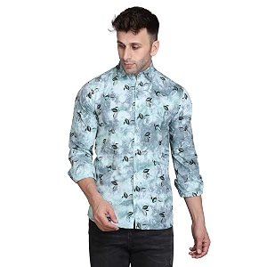 men39s cotton slim fit solid casual shirt