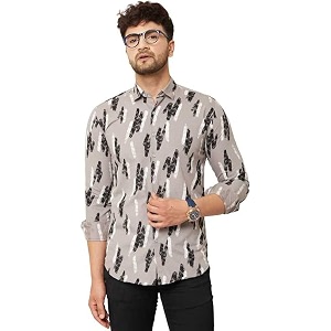 men39s cotton slim fit solid casual shirt