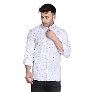 men39s cotton slim fit solid casual shirt