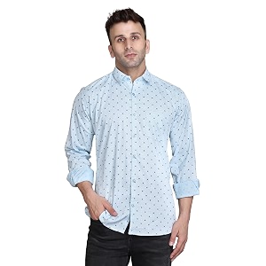 men39s cotton slim fit solid casual shirt