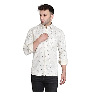 men39s cotton slim fit solid casual shirt