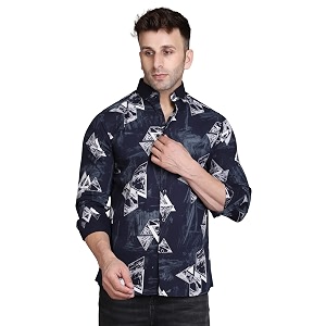 men39s cotton slim fit solid casual shirt