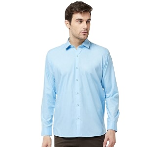 men39s cotton slim fit solid casual shirt