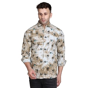 men39s cotton slim fit solid casual shirt