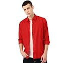 Men's Cotton Slim Fit Solid Casual Shirt