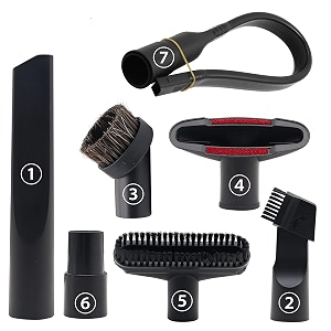 vacuum attachments accessories 1 14 inch vacuum cleaner tools kit vacuum dusty brush with 32mm 1 14 inch amp 35mm 1 38 inch standard hose adapter 7 pack
