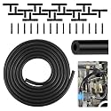 Vacuum Hose Set with ID*OD 5 * 11mm,1PC 9.84Ft VVacuum Hose Automotive+30PCS Vacuum Hoses Adapter,Max 130PSI Silicone Tubing Car Accessories Suitable for Cars,Trucks,SUVs (ID 5mm*OD 11mm)