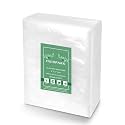 Vacuum Sealer Bags Heavy Duty Pre-Cut Design Commercial Grade Food Sealable 6x8 inch 100pcs for Heat Seal Food Storage, Smell Proof Bags Boilsafe to 280°F Freezable