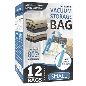 vacuum storage bags with hand pump vacuum seal space saver bags12 small
