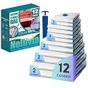 Vacuum Storage Bags with Hand Pump, Vacuum Seal Space Saver Bags, 12 Combo