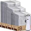Vacbird Travel Vacuum Bags with Rechargeable Pump, Carry-On Space Saver | See Contents Easily with Transparent Bags, 1500mAh Pump Compresses 90+ Bags, Carry-On Size for Easy Travel Packing