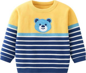 Vadahee Colorblock Round Neck Casual Boys