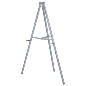 5feet heavy duty folding stand for black board white boardsun board notice board presentation office display advertisement grey