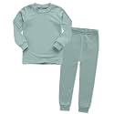 VAENAIT 6M-12Y Toddler Toddler Kids Toddler Girls Boys Soft Comfy Modal Tencel Solid Raglan Sleepwear Pajamas Pjs 2pcs Set