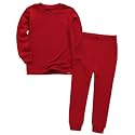 VAENAIT 6M-12Y Toddler Toddler Kids Toddler Girls Boys Soft Comfy Modal Tencel Solid Raglan Sleepwear Pajamas Pjs 2pcs Set