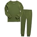 VAENAIT 6M-12Y Toddler Toddler Kids Toddler Girls Boys Soft Comfy Modal Tencel Solid Raglan Sleepwear Pajamas Pjs 2pcs Set