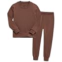 VAENAIT 6M-12Y Toddler Toddler Kids Toddler Girls Boys Soft Comfy Modal Tencel Solid Raglan Sleepwear Pajamas Pjs 2pcs Set
