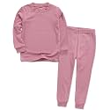 VAENAIT 6M-12Y Toddler Toddler Kids Toddler Girls Boys Soft Comfy Modal Tencel Solid Raglan Sleepwear Pajamas Pjs 2pcs Set