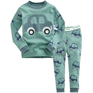 vaenait baby 12months-12years toddler kids junior boys car train fireman snug fit sleepwear pjs set