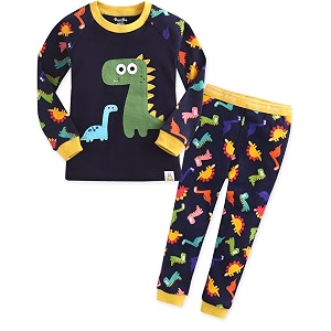 vaenait baby 12months-12years toddler kids junior boys car train fireman snug fit sleepwear pjs set