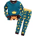 VAENAIT BABY 12Months-12Years Toddler Kids Junior Boys Car Train Fireman Snug fit Sleepwear Pjs Set