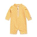 VAENAIT BABY Girls One-Piece Swimsuit, UPF 50+ Long Sleeve Rash Guard, Ruffle Swimwear Infant &amp; Toddler for 0-2 Years