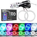 Vagary 60Mm Angel Eyes Ring Light For Headlight With App Controller (Rs 200, Ns 200, 60Mm) - Led