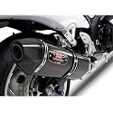 Vagary Carbon Fiber Yoshimura-R77 Universal Slip On Exhaust Silencer For Kawasaki, BMW, Suzuki, Yamaha, KTM, Honda Ninja, Gixxer, R15, Duke 390, YZF R15 Full Exhaust System