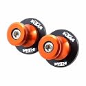 Vagary CNC Frame Stands Screws Swingarm Spools Sliders for KTM Duke Rc All Models (Black)