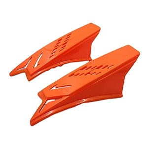 vagary helmet horns punk style  horn  antenna  spikemohawk  shark fins orange