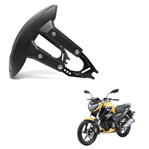 vagary motorcycle rear mud guard splash guard for tvs raider 125 black