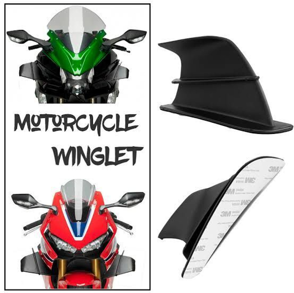 How Wing Look Vagary New Look Universal Bike Wings Winglet Side Spoiler / Bike Side ...