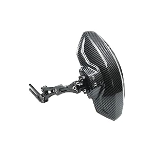 vagary universal cnc rear mudguard adjustable mud splash guard for ktm yamaha suzuki tvs bajaj kawasaki bmw motorrad aprilia hyosung black
