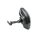 Vagary Universal CNC Rear Mudguard Adjustable Mud Splash Guard for KTM, Yamaha, Suzuki, TVS, Bajaj, Kawasaki, BMW Motorrad, Aprilia, Hyosung (Black)