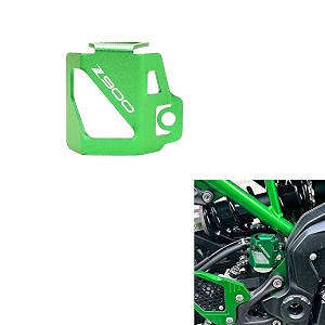 vagary z900 motorcycle rear brake fuel tank fluid reservoir cover guard green